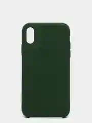 Оливковый чехол силиконовый на iPhone XR (айфон)