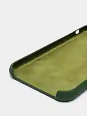 Оливковый чехол силиконовый на iPhone XR (айфон)