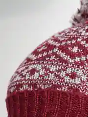 Бордовый шапка мужская, с помпоном, 4 цвета, хлопок