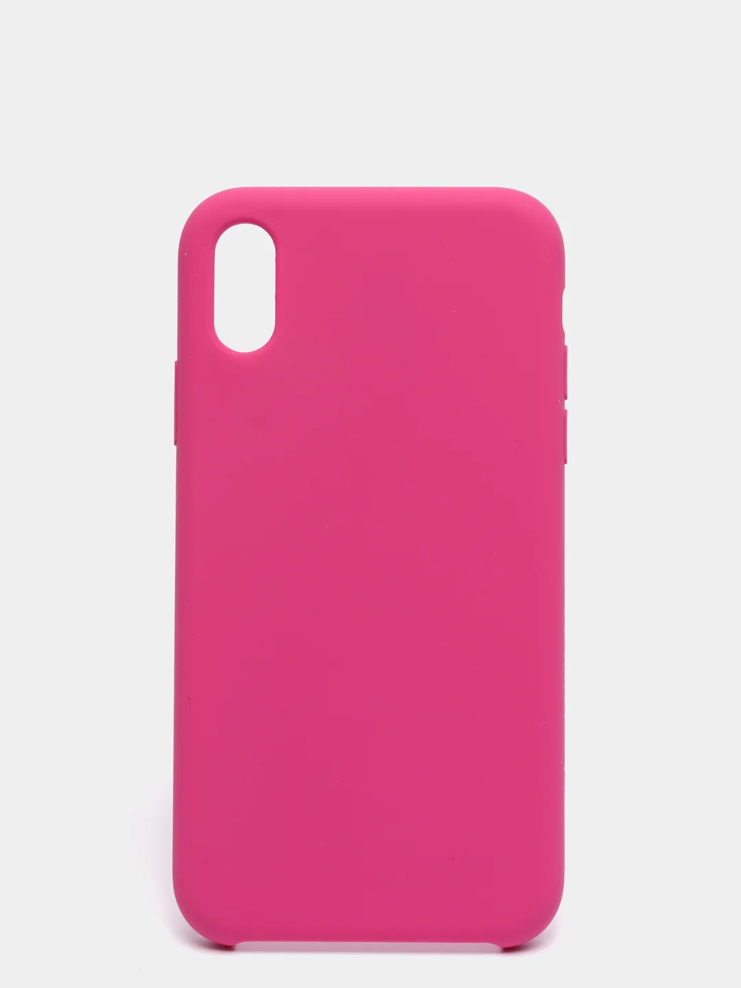 Фуксия чехол силиконовый на iPhone XR (айфон)