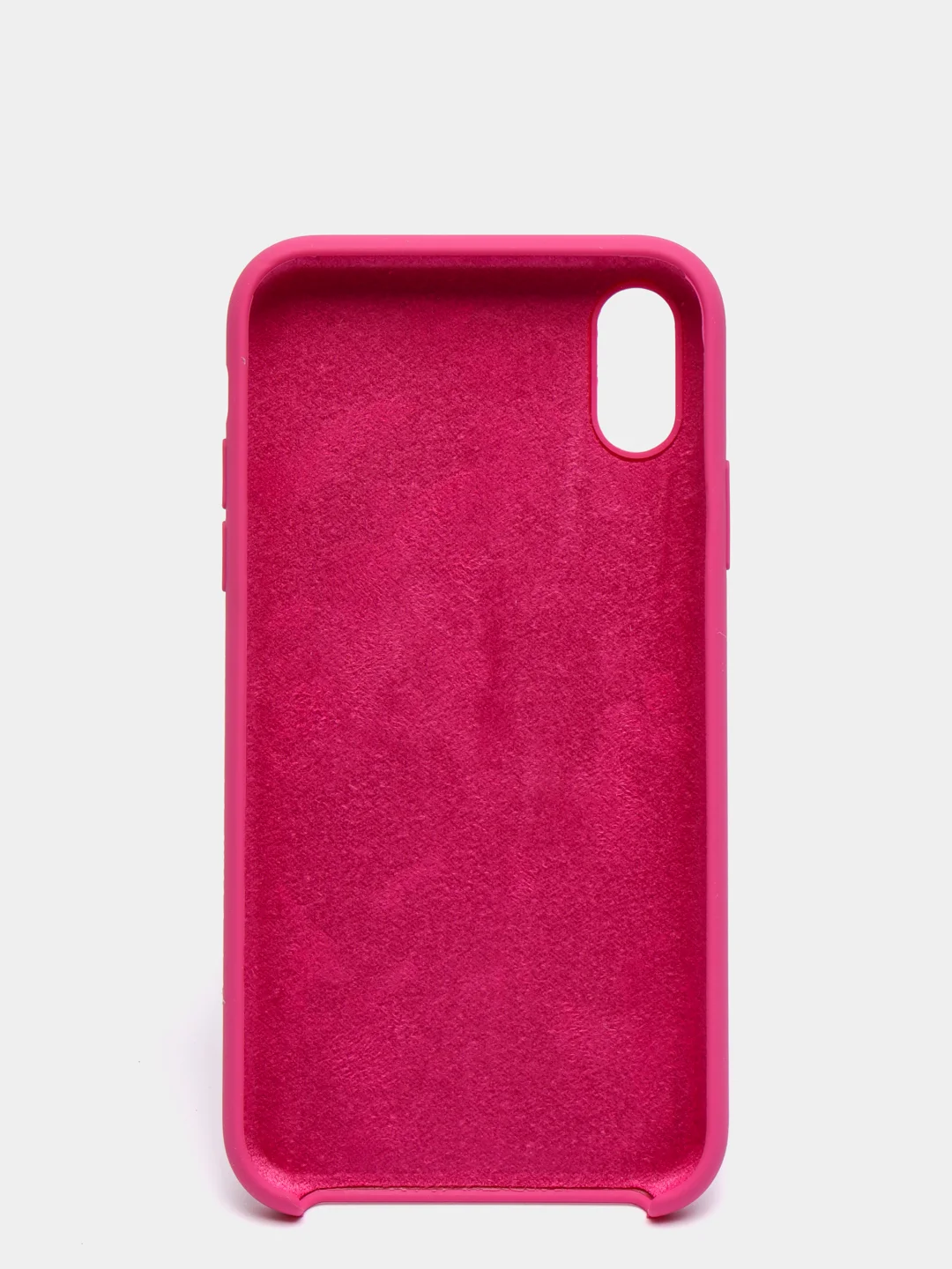 Фуксия чехол силиконовый на iPhone XR (айфон)