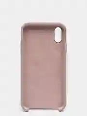 Бежевый меланж чехол силиконовый на iPhone XR (айфон)