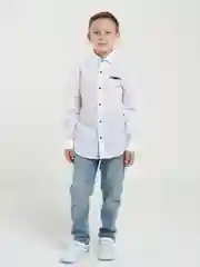 Белый рубашка для мальчика