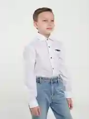 Белый рубашка для мальчика