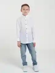 Белый рубашка для мальчика