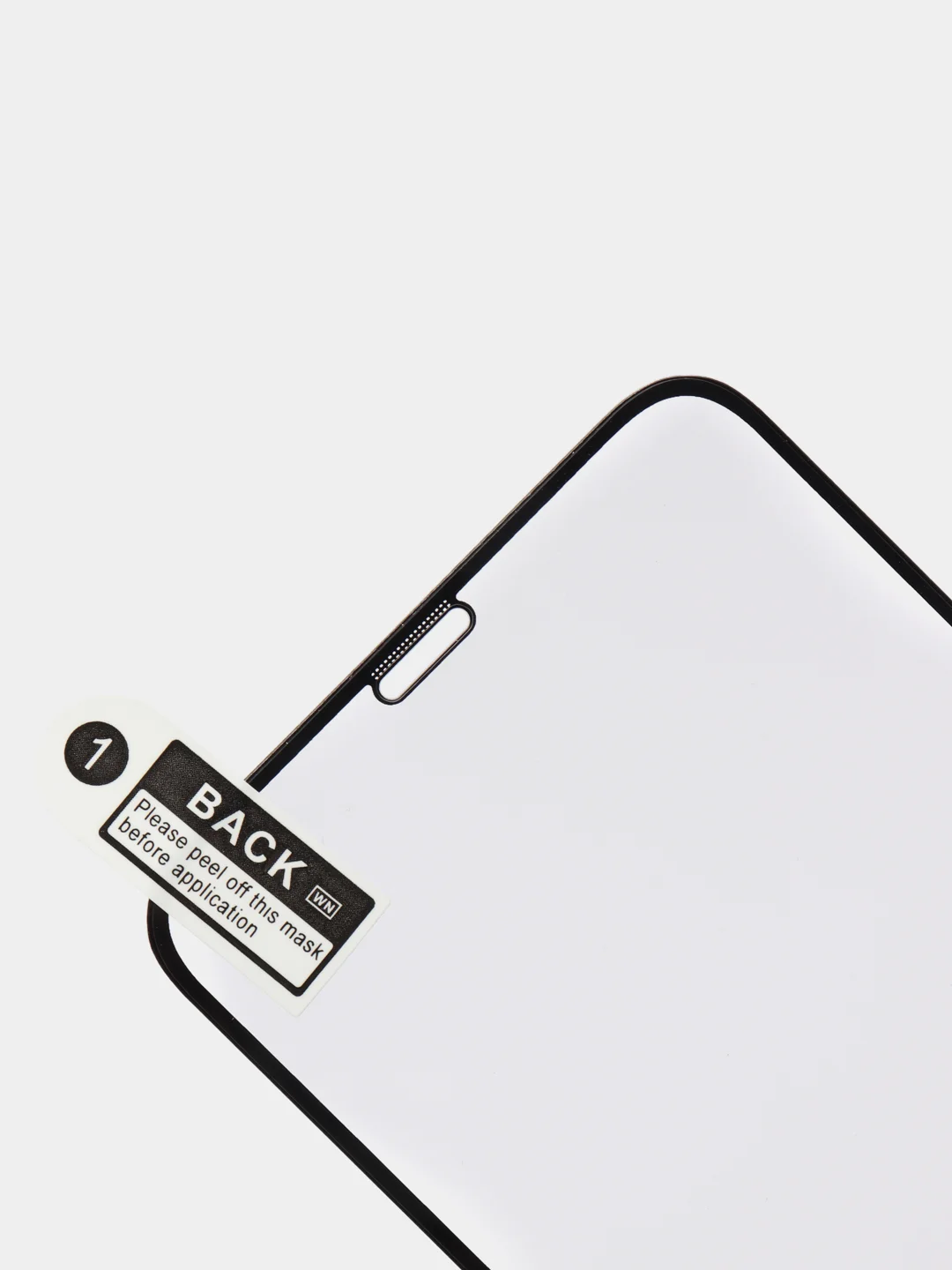 Черный защитное стекло для iPhone (Айфон) 7, 8 Plus, X, XS, XR