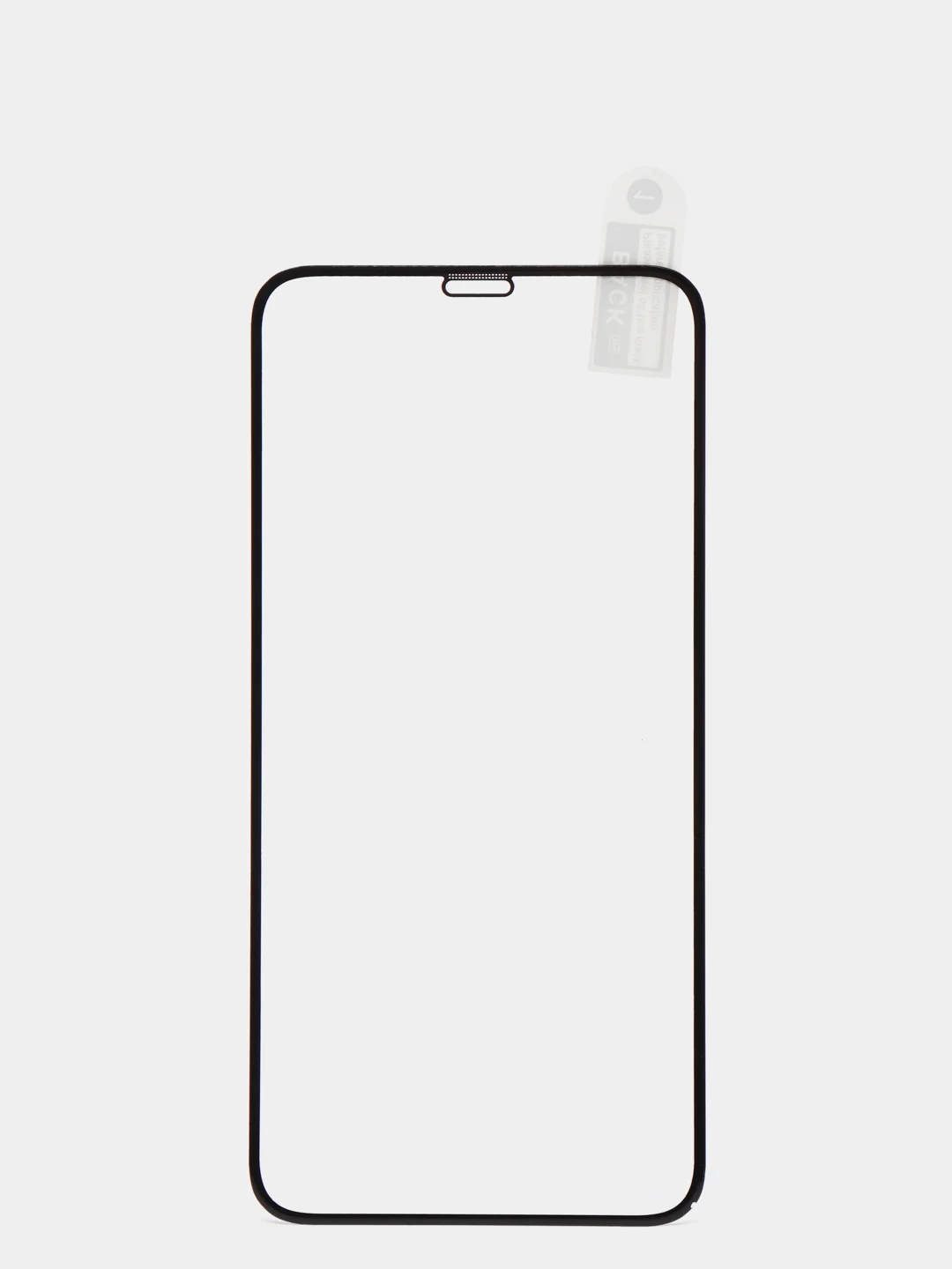 Черный защитное стекло для iPhone (Айфон) 7, 8 Plus, X, XS, XR