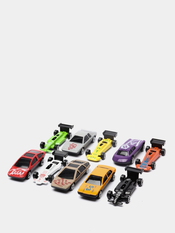 Набор металлических детских гоночных машинок City Racer Lelu