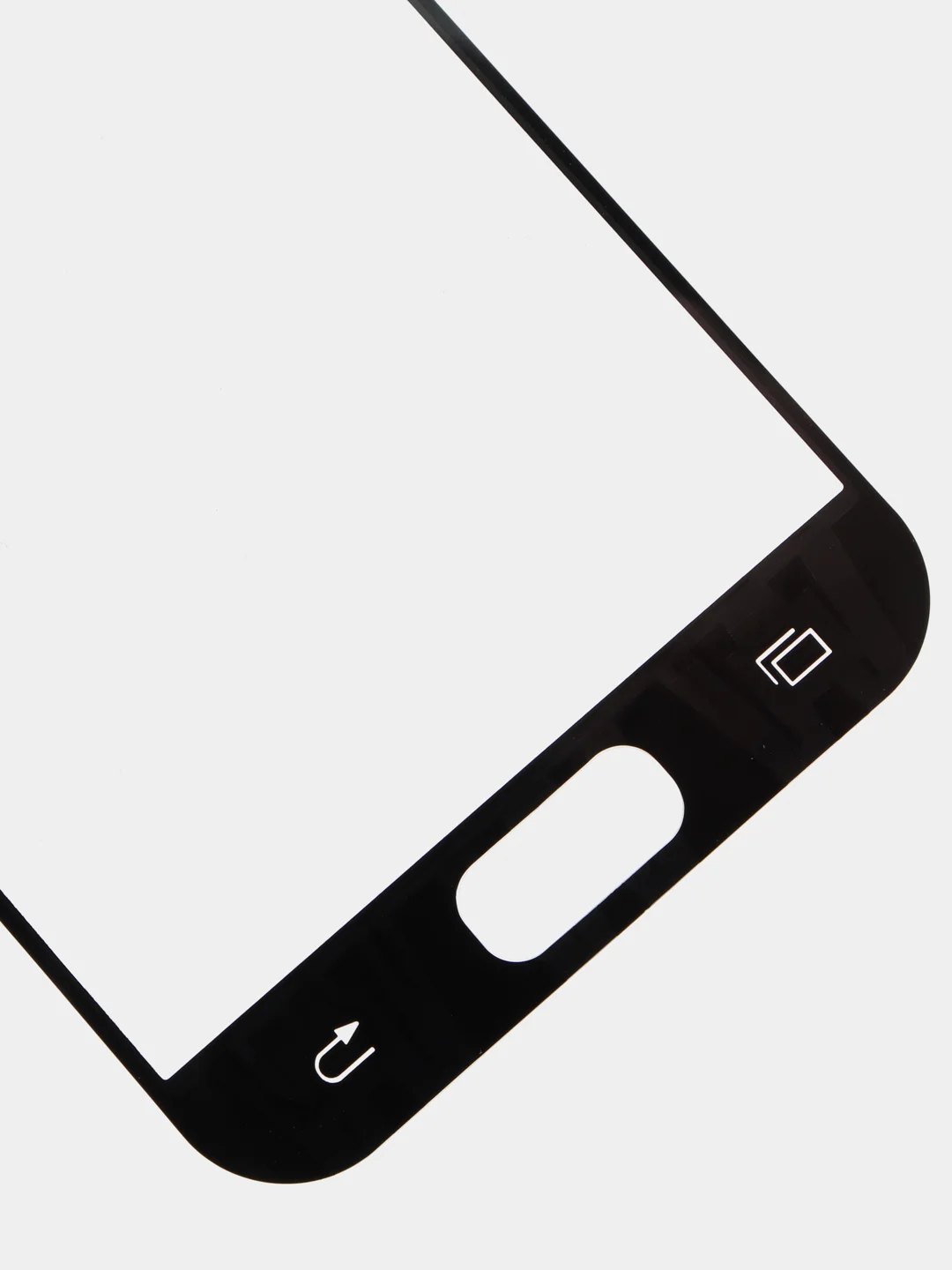 Черный защитное стекло Samsung A3 2017