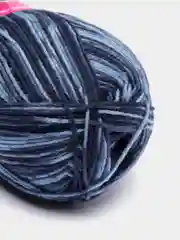 Синий меланж пряжа Superwash Alize, 75 шерсть супервош, 25 полиамид, 100 г / 420 м