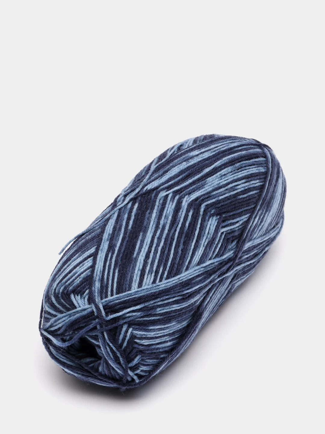 Синий меланж пряжа Superwash Alize, 75 шерсть супервош, 25 полиамид, 100 г / 420 м