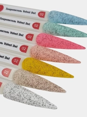 Топ для гель-лака с вкраплениями, закрепитель Charme Pro Line VELVET DOT-02, (10 г)