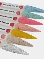 Топ для гель-лака с вкраплениями, закрепитель Charme Pro Line VELVET DOT-02, (10 г)