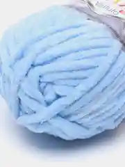 Голубой плюшевая пряжа Alize Velluto (Ализе Веллуто)