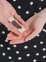 Серебряный жемчужная заколка для волос
