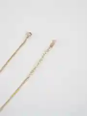 Золотой двухслойная цепочка "GoodLuck"