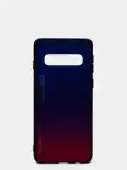 Темно-синий градиентный чехол из закаленного стекла для Samsung S10/S20/A51/A71/S9/A01/A50/A20/A70