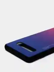 Темно-синий градиентный чехол из закаленного стекла для Samsung S10/S20/A51/A71/S9/A01/A50/A20/A70