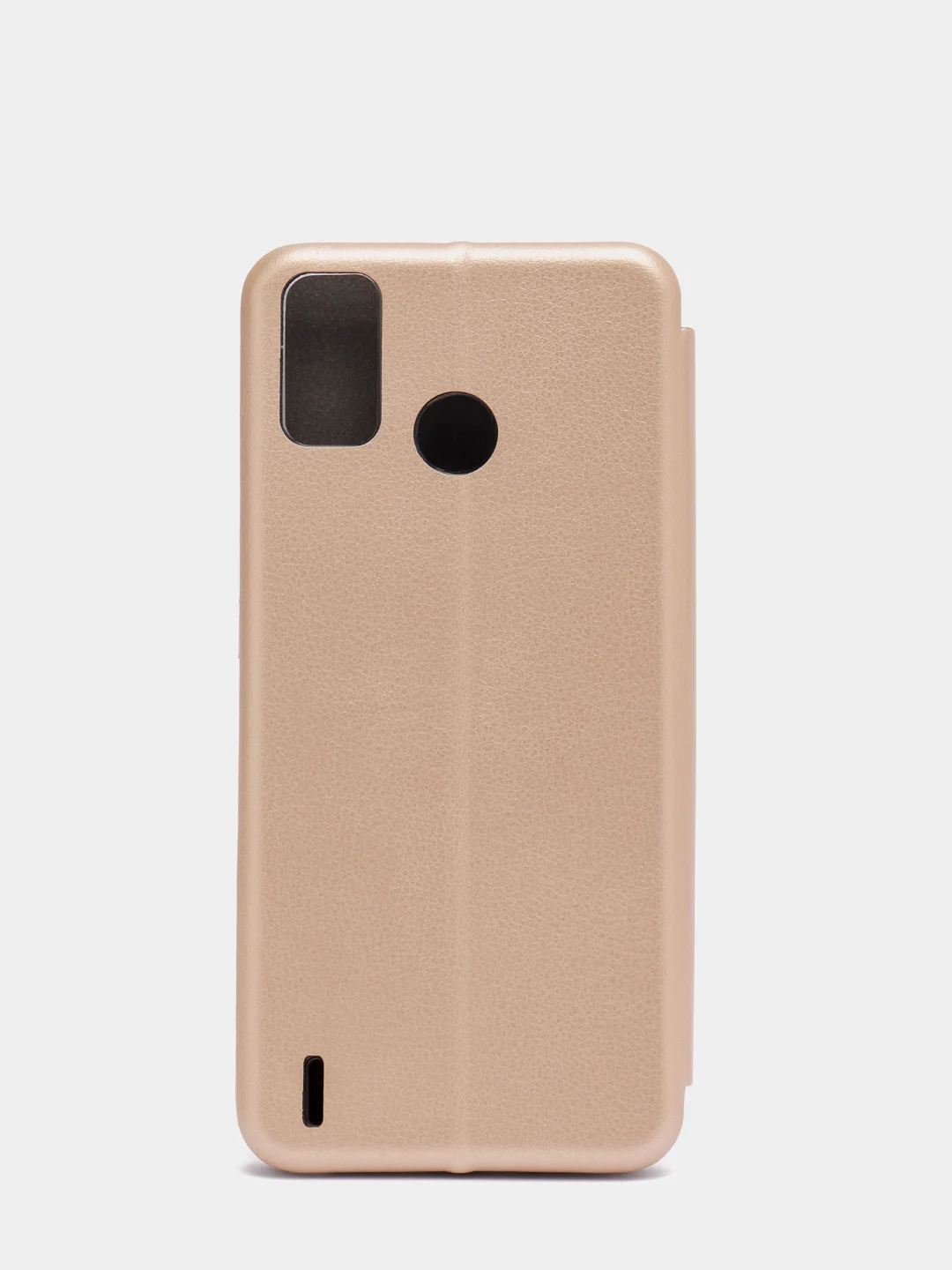 Золотой чехол книжка Tecno Spark 6 GO