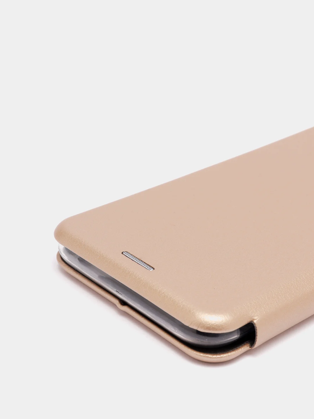 Золотой чехол книжка Tecno Spark 6 GO