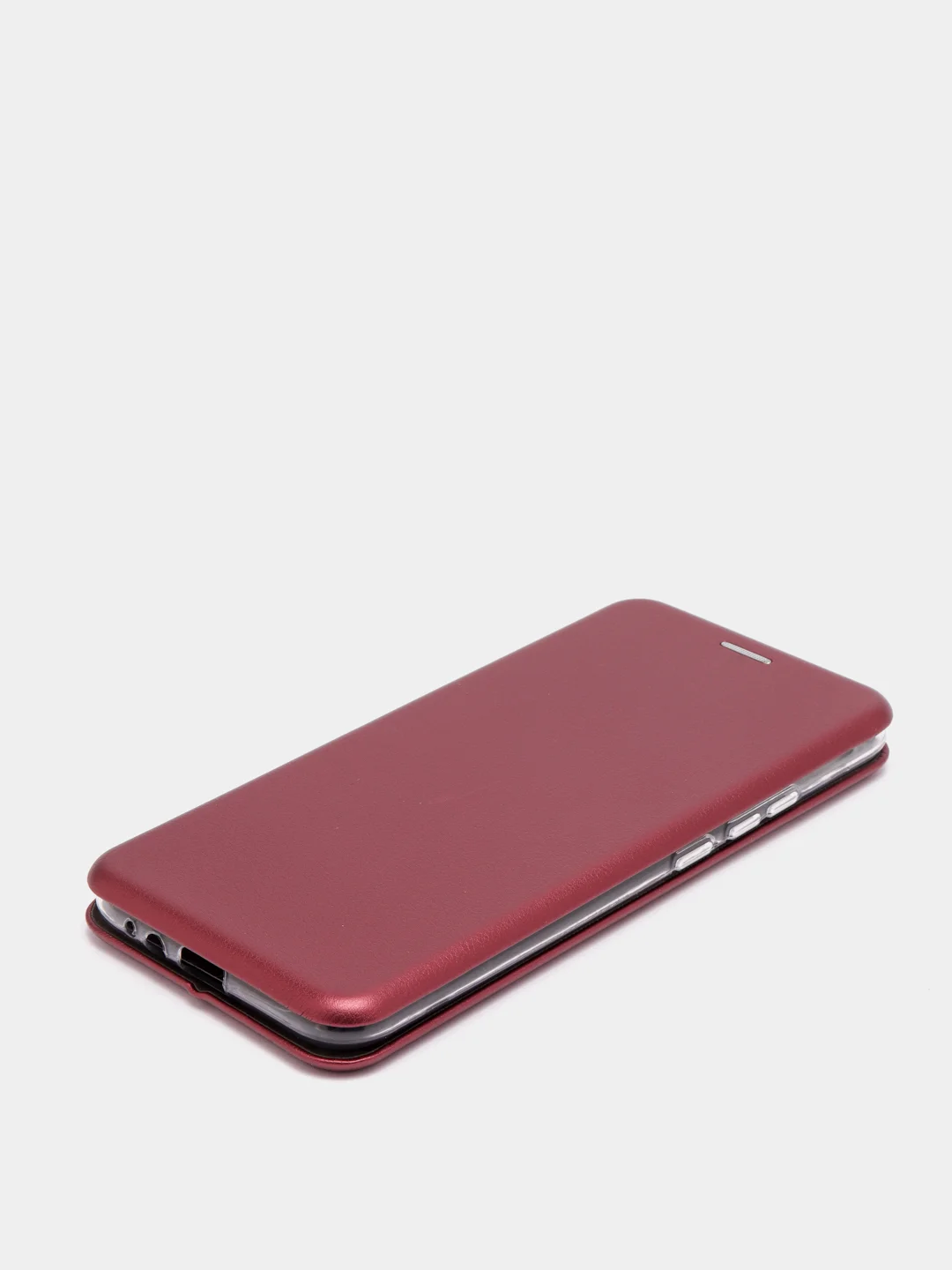 Бордовый чехол книжка Tecno Spark 6 GO