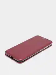 Бордовый чехол книжка Tecno Spark 6 GO