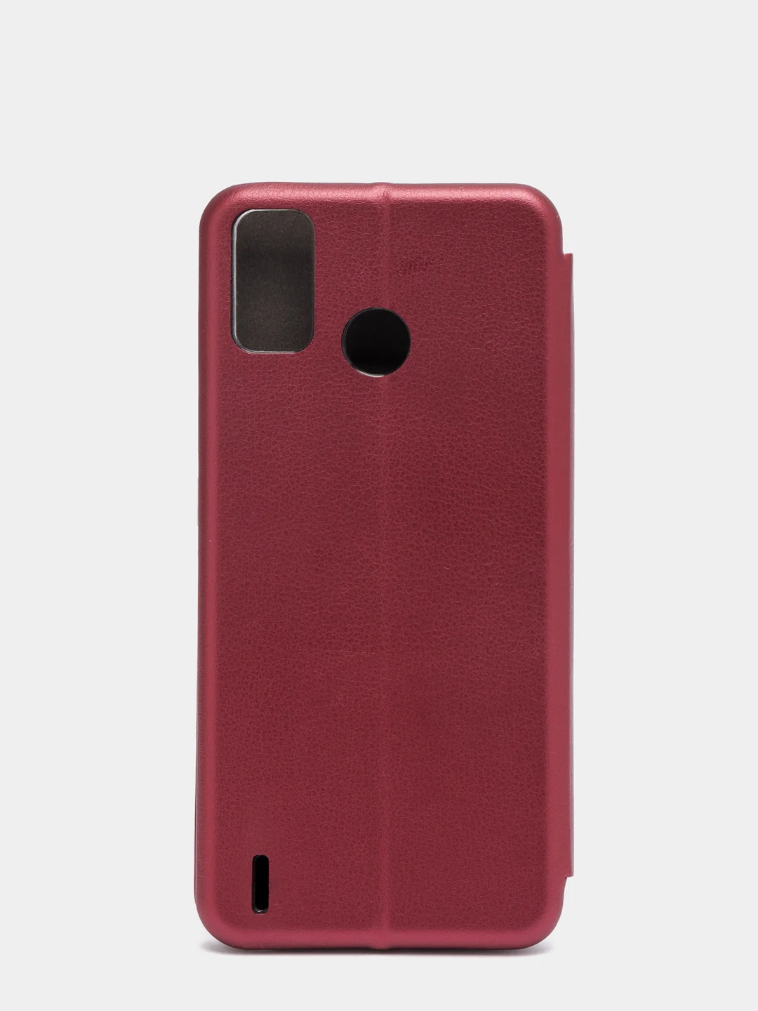 Бордовый чехол книжка Tecno Spark 6 GO