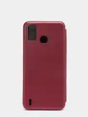 Бордовый чехол книжка Tecno Spark 6 GO