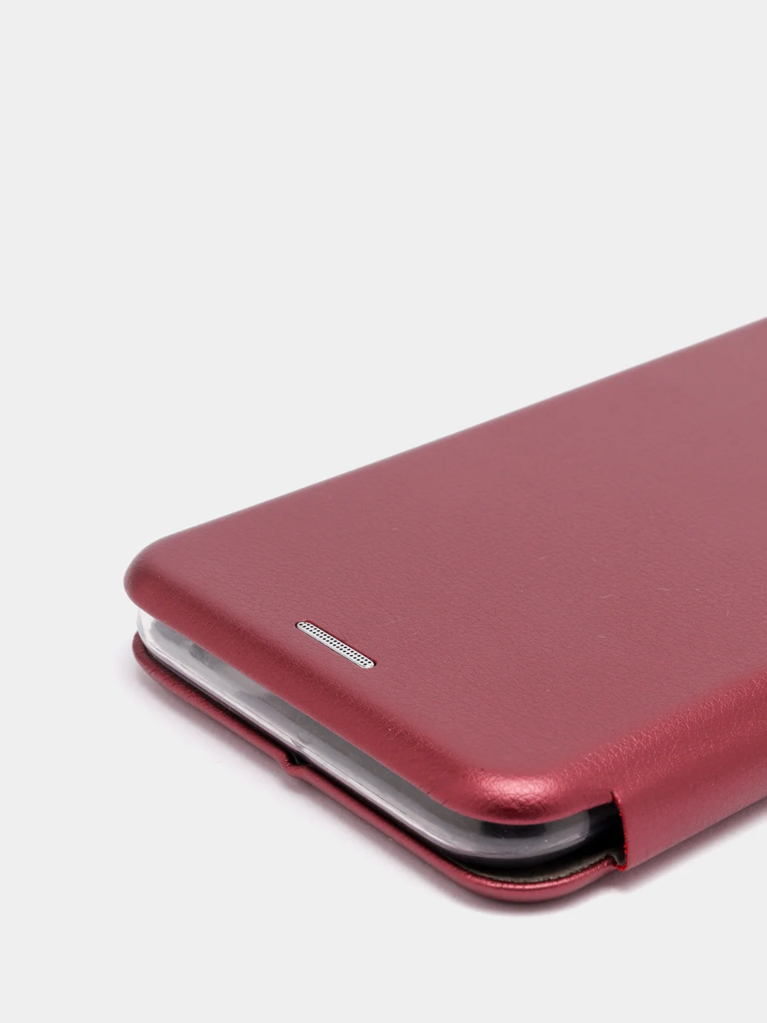 Бордовый чехол книжка Tecno Spark 6 GO