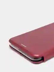 Бордовый чехол книжка Tecno Spark 6 GO