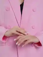 Серебряный кольцо-цепочка