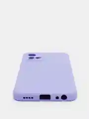 Коралловый меланж чехол с защитой камеры и бархатом внутри Vivo Y21