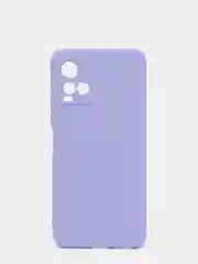 Лавандовый чехол с защитой камеры и бархатом внутри Vivo Y21