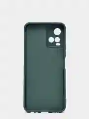 Тёмно-зелёный чехол с защитой камеры и бархатом внутри Vivo Y21