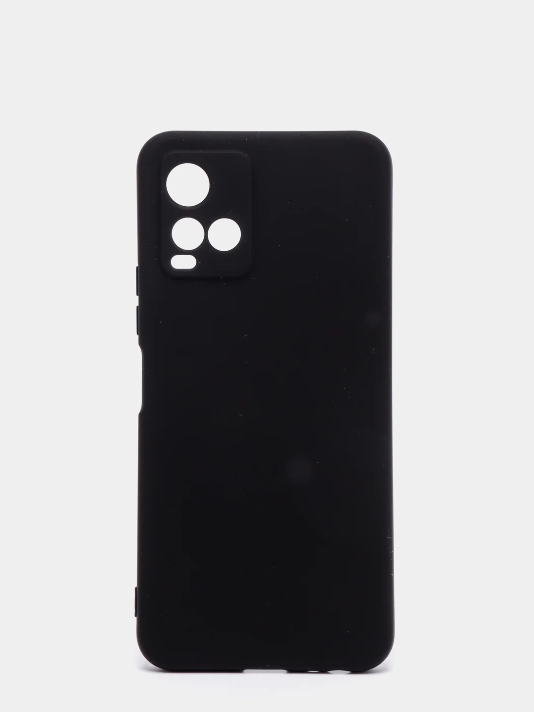 Черный чехол с защитой камеры и бархатом внутри Vivo Y21