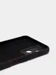 Черный чехол с защитой камеры и бархатом внутри Vivo Y21