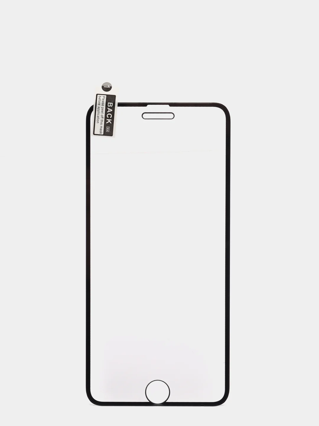 Черный защитное стекло для iPhone (Айфон) 7, 8 Plus, X, XS, XR