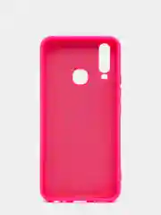 Тёмно-зелёный чехол с защитой камеры и бархатом внутри Vivo Y12
