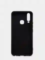 Черный чехол с защитой камеры и бархатом внутри Vivo Y12