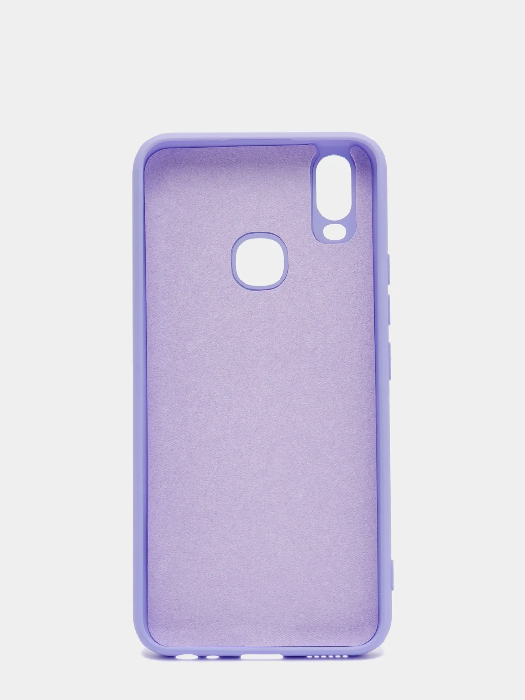 Красный чехол с защитой камеры и бархатом внутри VIVO Y11