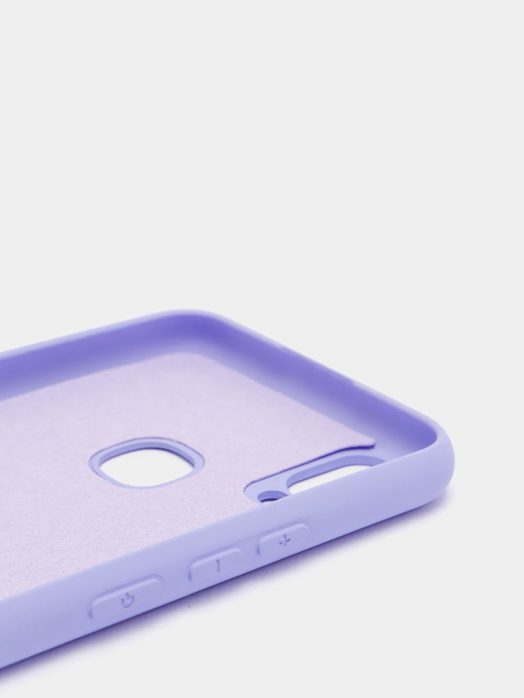 Красный чехол с защитой камеры и бархатом внутри VIVO Y11