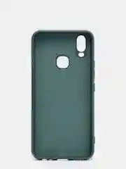 Тёмно-зелёный чехол с защитой камеры и бархатом внутри VIVO Y11