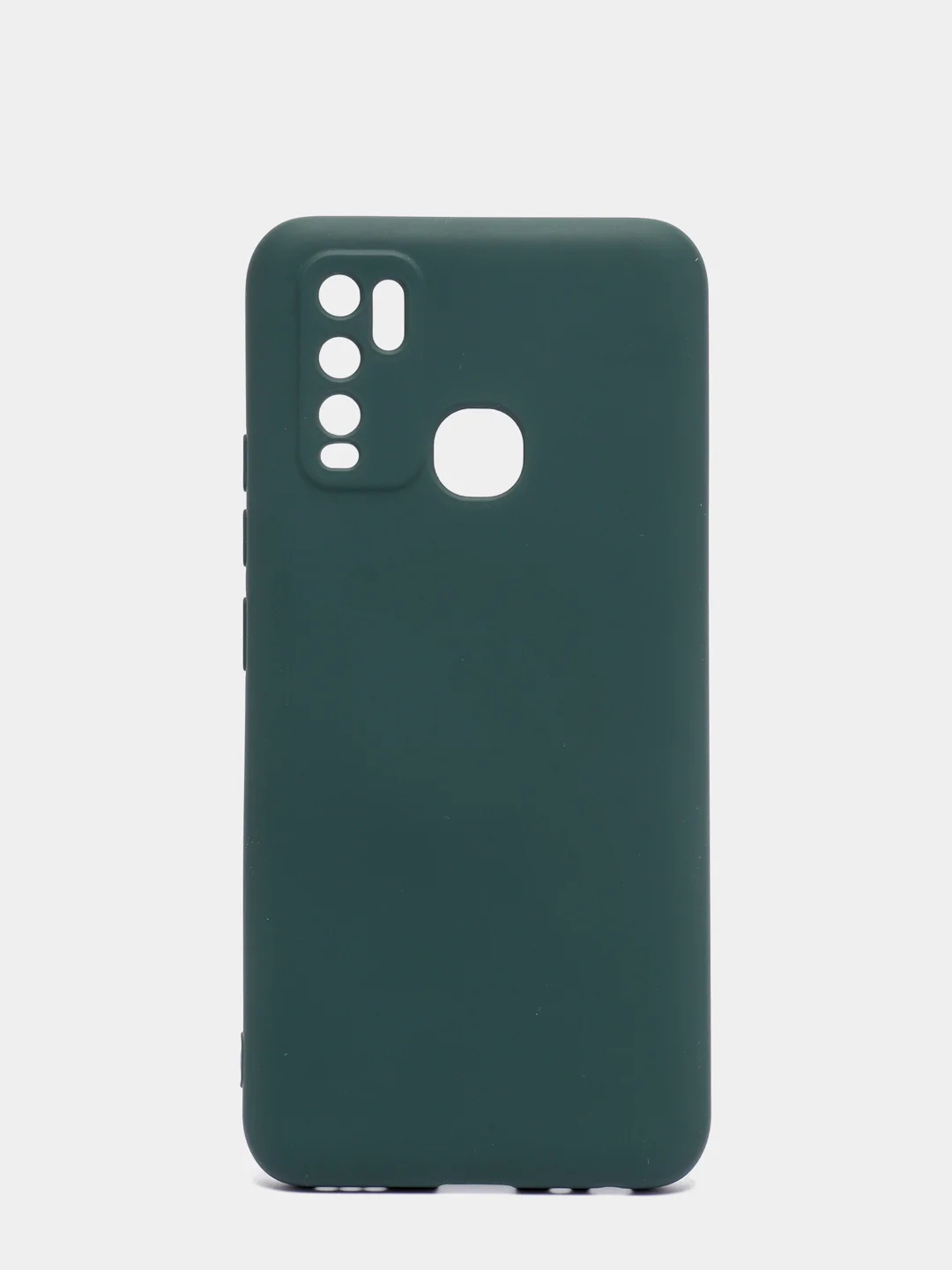 Тёмно-зелёный чехол для VIVO Y30 / VIVO Y50, с защитой камеры и бархатом внутри
