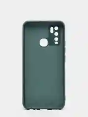 Тёмно-зелёный чехол для VIVO Y30 / VIVO Y50, с защитой камеры и бархатом внутри