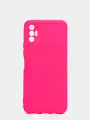 Фуксия чехол для TECNO SPARK 8P, с защитой камеры и бархатом внутри
