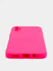 Фуксия чехол для TECNO SPARK 8P, с защитой камеры и бархатом внутри