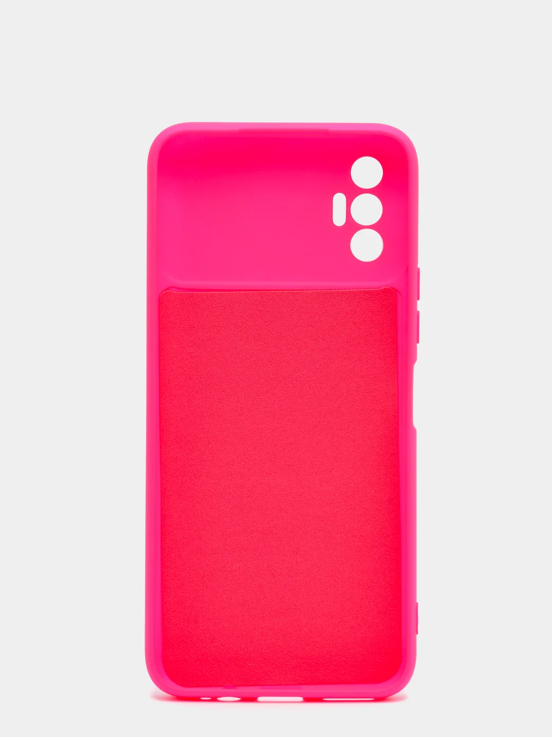 Фуксия чехол для TECNO SPARK 8P, с защитой камеры и бархатом внутри