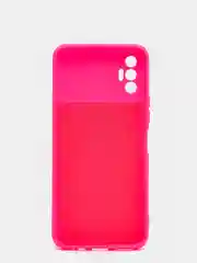 Фуксия чехол для TECNO SPARK 8P, с защитой камеры и бархатом внутри