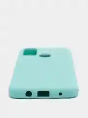 Бирюзовый чехол с бархатом внутри TECNO SPARK 7