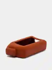 Коричневый чехол брелка сигнализации от Scher-Khan Mobicar 1/2/A/B, силиконовый